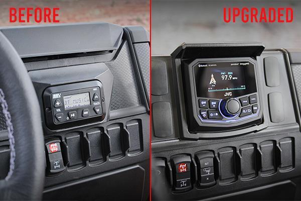 Load image into Gallery viewer, 2019+ Polaris RZR XP1000 JVC MR1 Media Receiver Plug and Play Kit
