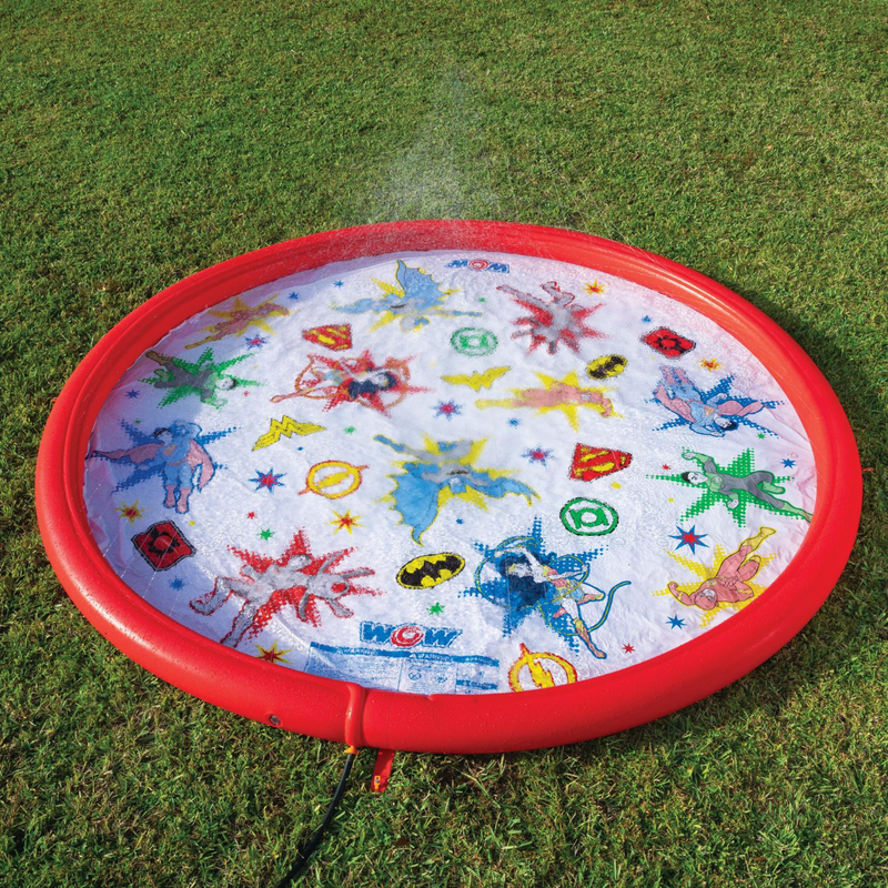 Load image into Gallery viewer, WOW Sports DC Comics Justice League 12ft Splash Pad and Wading Pool
