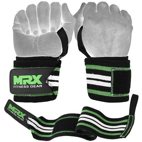 Load image into Gallery viewer, MRX Power Weightlifting Wrist Wraps Premium Quality Bodybuilding Gym Workout Straps
