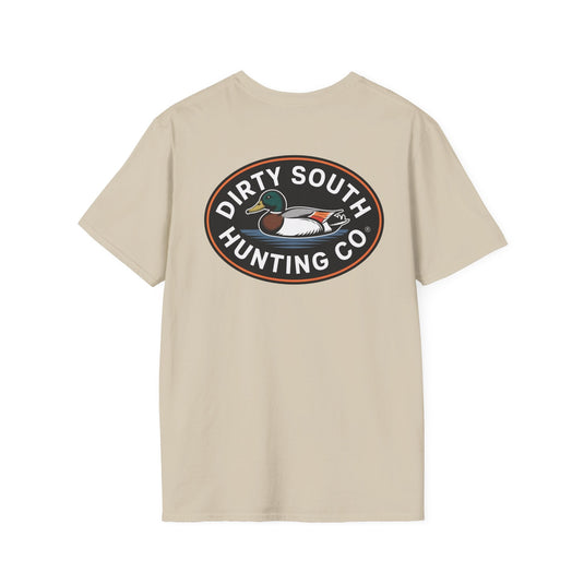Dirty South Hunting Co. Mallard Logo T-Shirt – Southern Hunting Lifestyle Tee – Waterfowl Hunting Apparel