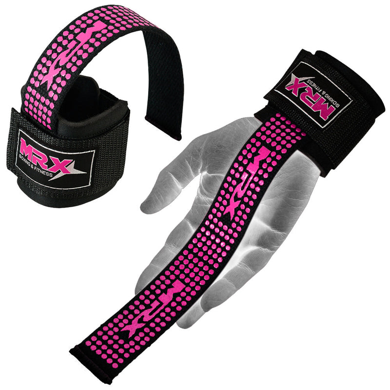 Load image into Gallery viewer, MRX Weight Lifting Bar Straps With Wrist Wraps Heavy Duty Bodybuilding Workout Gym Strap
