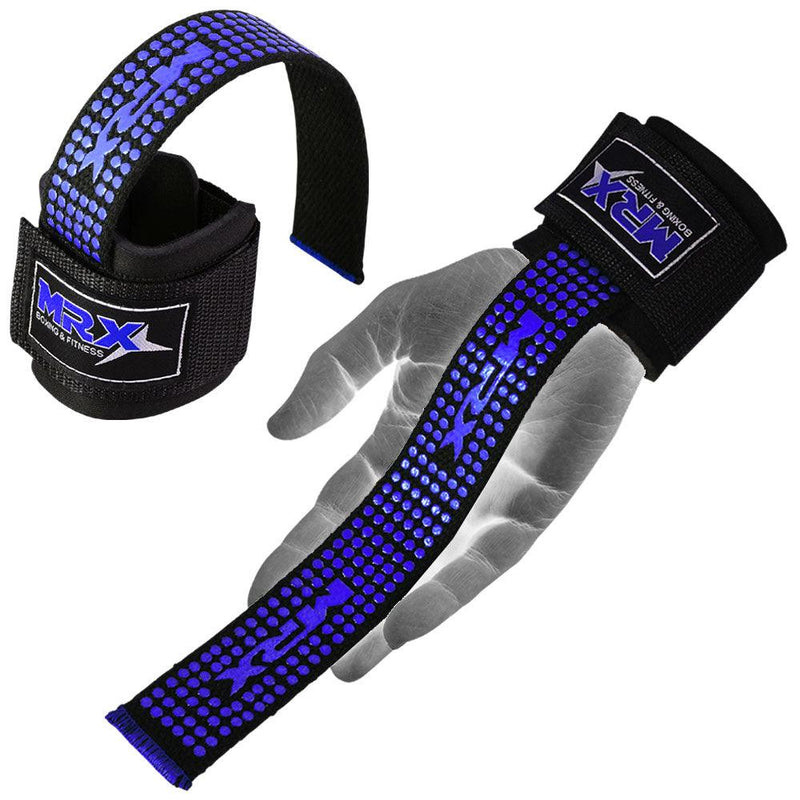Load image into Gallery viewer, MRX Weight Lifting Bar Straps With Wrist Wraps Heavy Duty Bodybuilding Workout Gym Strap
