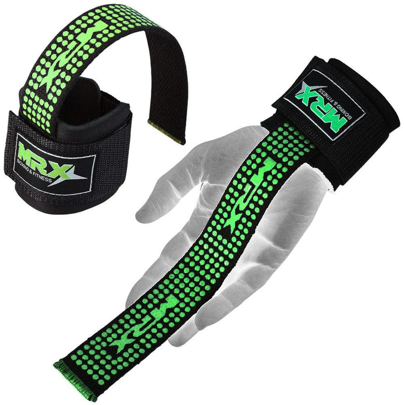 Load image into Gallery viewer, MRX Weight Lifting Bar Straps With Wrist Wraps Heavy Duty Bodybuilding Workout Gym Strap
