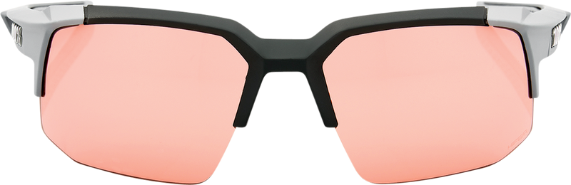 Load image into Gallery viewer, 100% Speedcoupe Sunglasses - Stone Gray - Coral Mirror 61031-289-79
