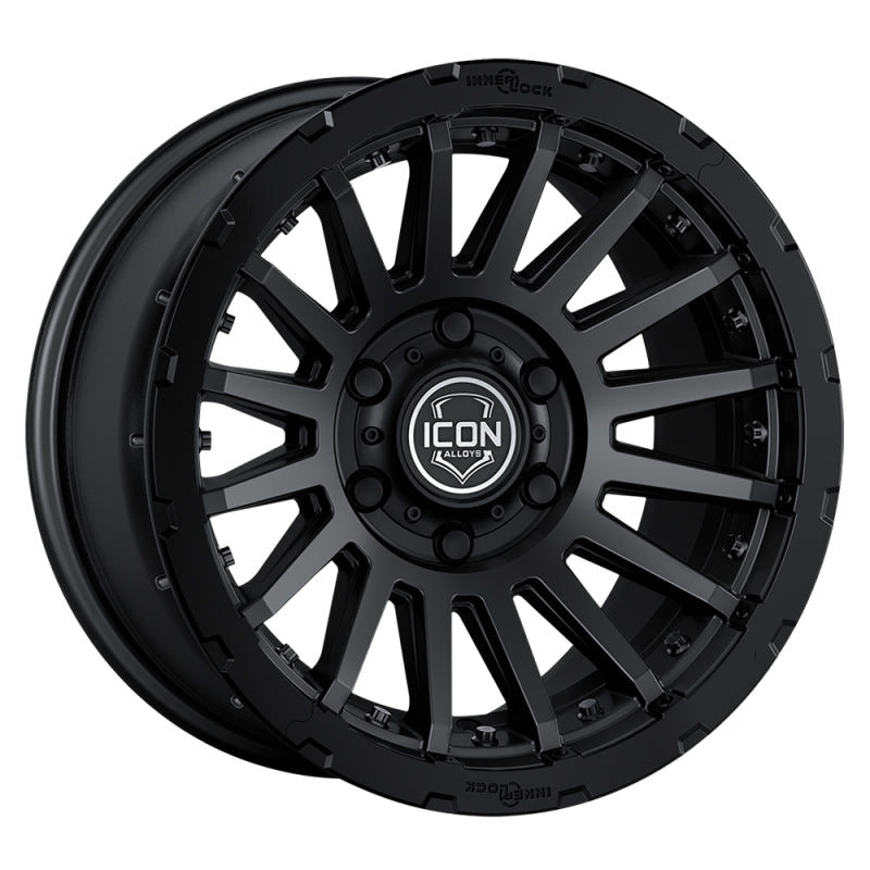 Load image into Gallery viewer, ICON Recon Pro 17x8.5 5x5 -6mm Offset 4.5in BS 71.5mm Bore Satin Black Wheel
