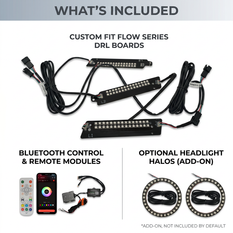 Load image into Gallery viewer, Ford Mustang Multicolor Flow Series DRL Boards (2015-2017)
