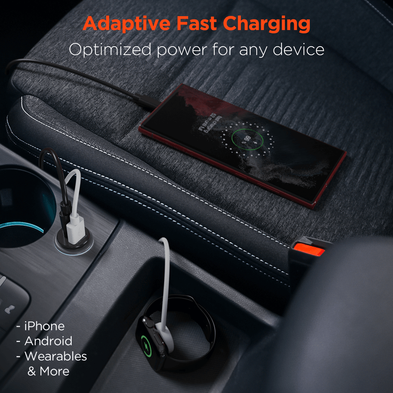 Load image into Gallery viewer, HyperGear Mini 20W USB-C PD + 18W USB Fast Car Charger
