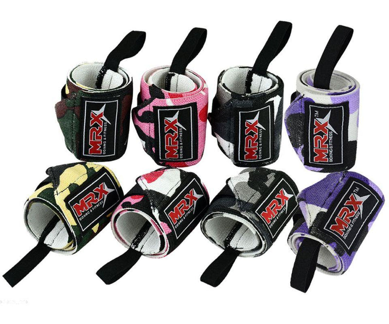 Load image into Gallery viewer, MRX Weight Lifting Wrist Wraps Bodybuilding Gym Training Lifting Wrap Straps
