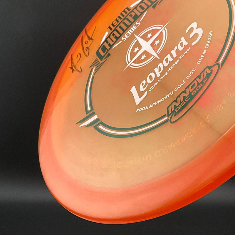 Load image into Gallery viewer, Luster Champion Leopard3 *Signed* - 2018 Drew Gibson Team Champion Series
