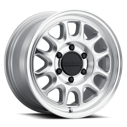 Raceline 958MC Rogue 16X8In / 6X139.7 BP 0mm Offset 106.1mm Bore - Machined Finish Wheel