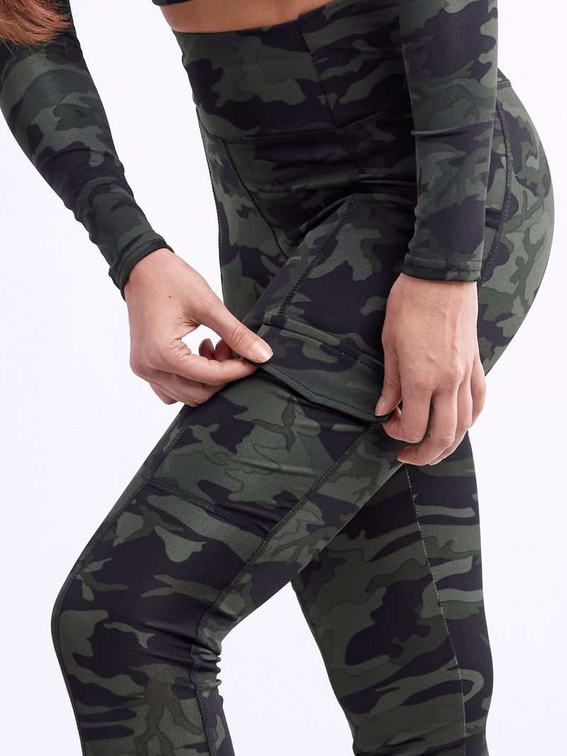 Load image into Gallery viewer, JupiterGear High-Waisted Leggings with Side Cargo Pockets
