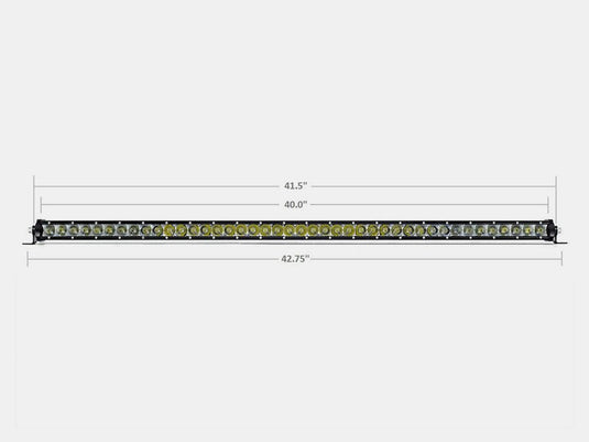 42" Slim Single Row LED Bar