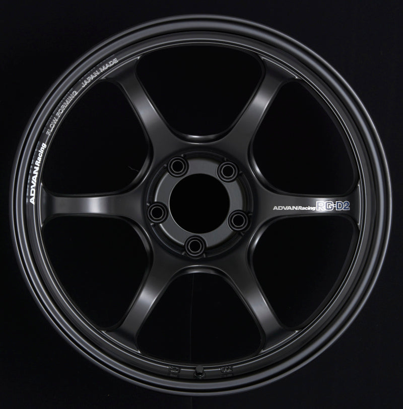 Load image into Gallery viewer, Advan RG-D2 18x9.5 +22 5x114.3 Semi Gloss Black Wheel
