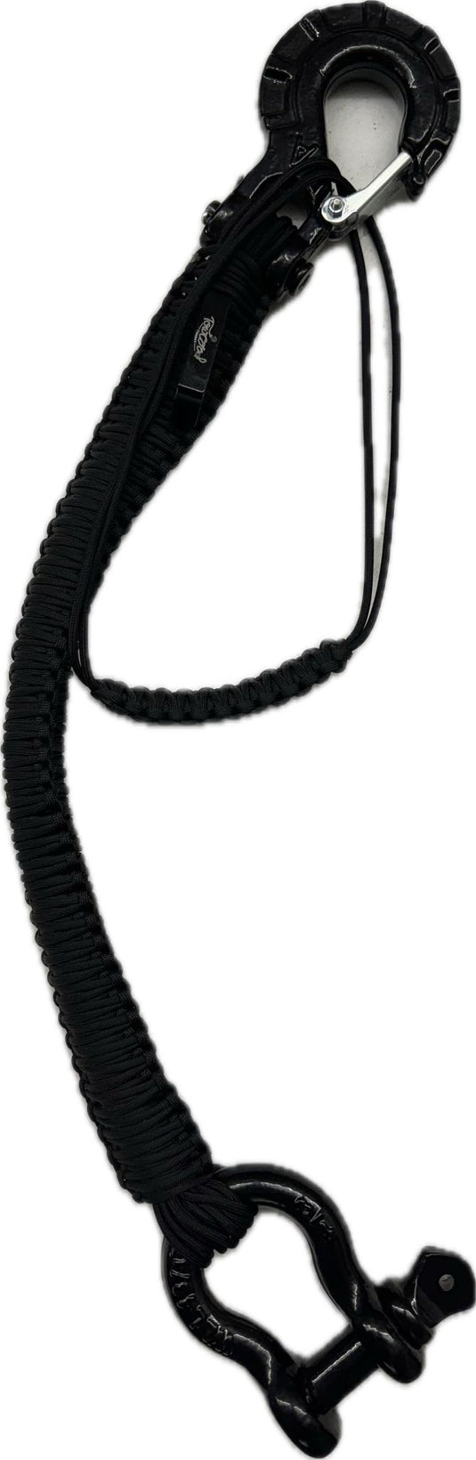 TowCord Timmy - Black/Black 28” TowCord Paracord