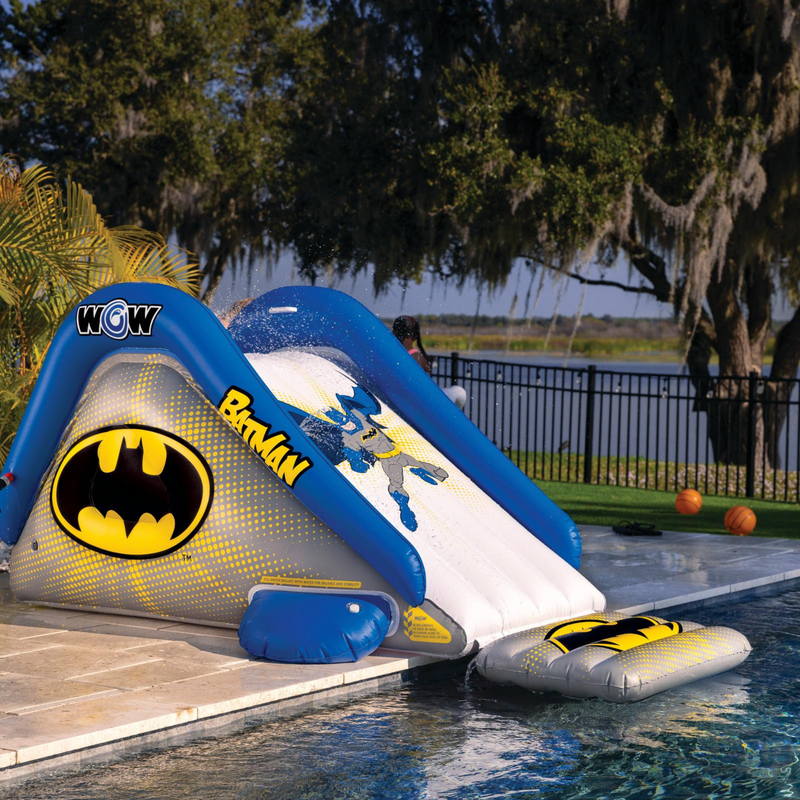 Load image into Gallery viewer, WOW Sports DC Comics Batman Large Inflatable Pool Slide
