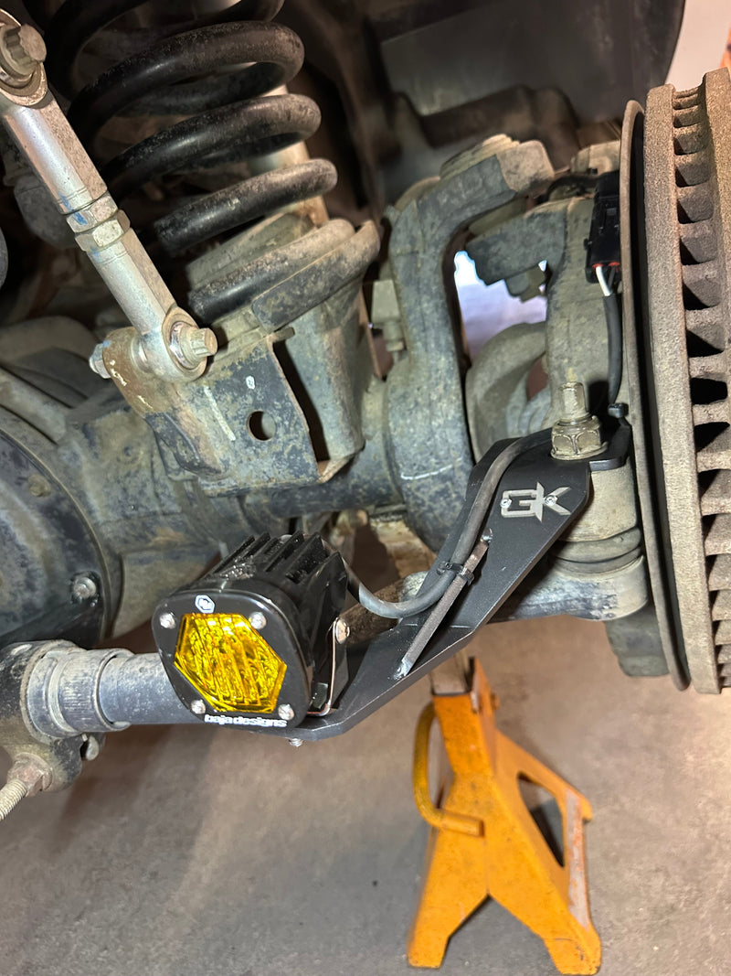 Load image into Gallery viewer, Ram 2500 &amp; 3500 Steerable Knuckle Pod Light Mounts (2014-2018)
