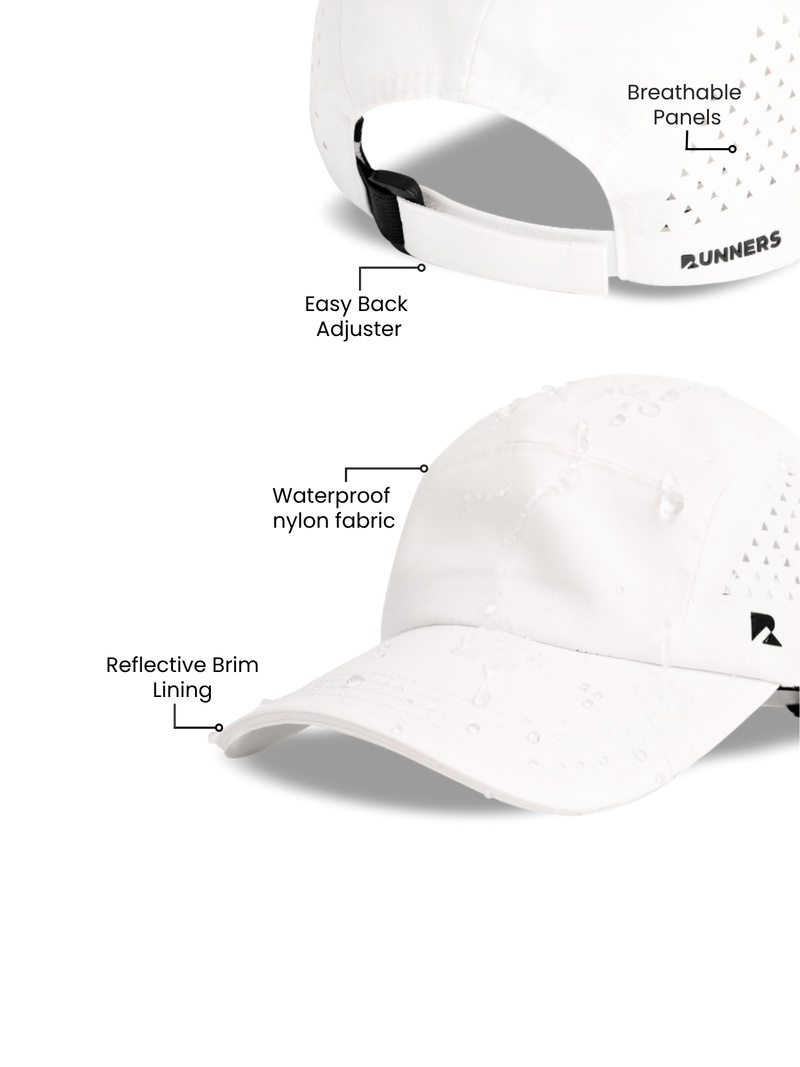 Load image into Gallery viewer, White 5-Panel Hat

