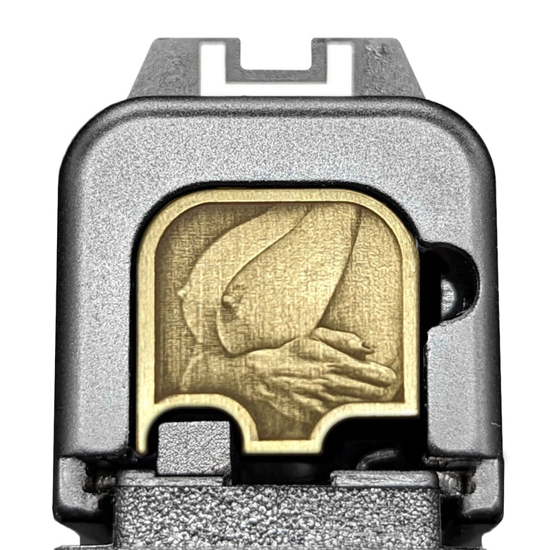 Load image into Gallery viewer, Knockers (Left Facing) 3D Slide Back Plate
