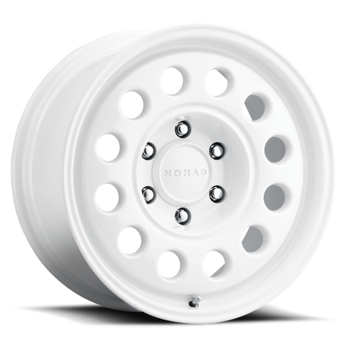 Nomad N501SA Convoy 17x8.5 / 5x150 BP / 25mm Offset / 110.3mm Bore - Gloss White Wheel