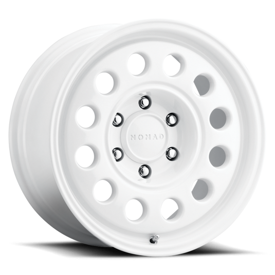 Nomad N501SA Convoy 17x8.5 / 5x150 BP / 25mm Offset / 110.3mm Bore - Gloss White Wheel