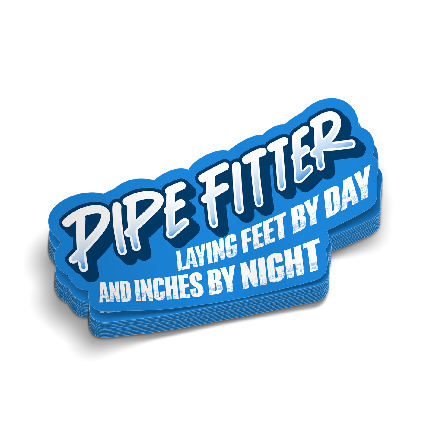 Pipe Fitter By Day - Hard Hat Decal