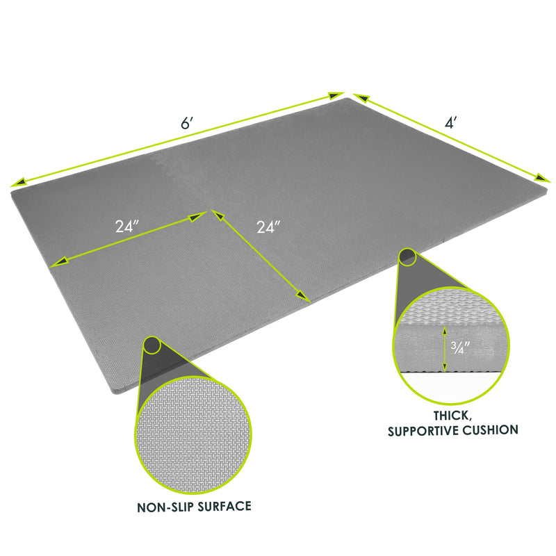 Load image into Gallery viewer, ProsourceFit Exercise Puzzle Mat 0.75"
