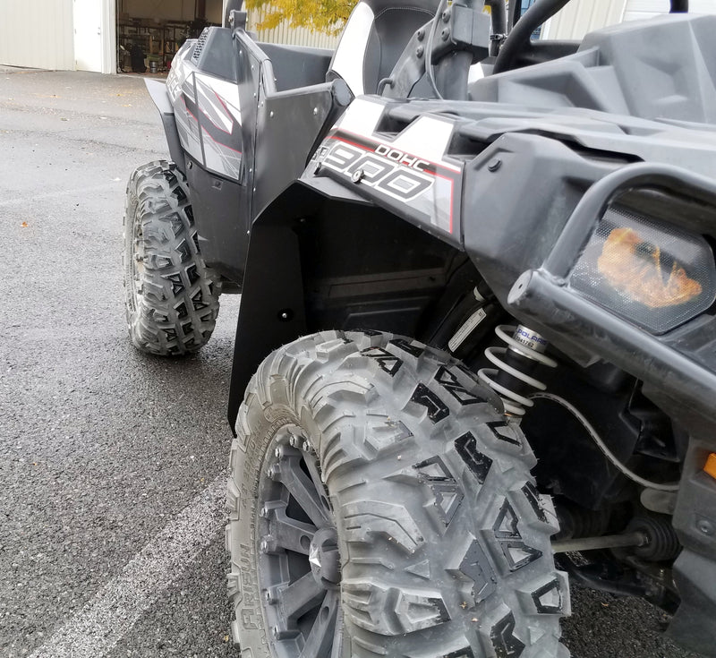 Load image into Gallery viewer, Polaris ACE 2014-2017 all models Mud Flaps / Fender Extensions, Front &amp; Rear
