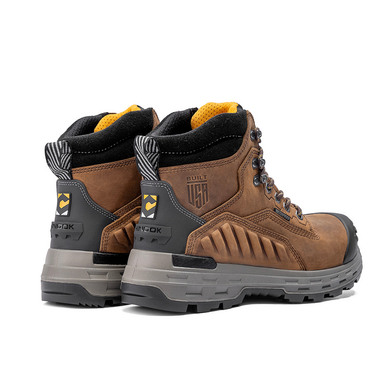 Load image into Gallery viewer, Wildwood 6” Waterproof Comp Toe Boot – Brown - Built in USA
