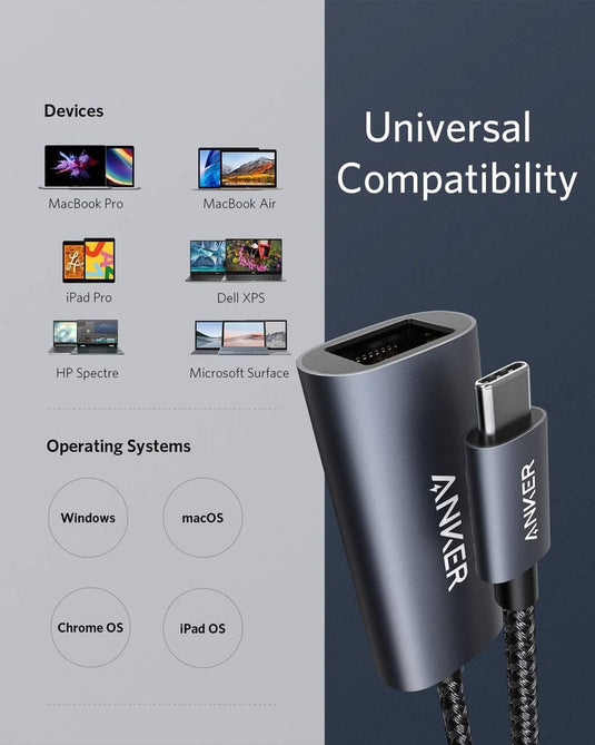 Anker <b>PowerExpand</b> USB-C to Gigabit Ethernet Adapter