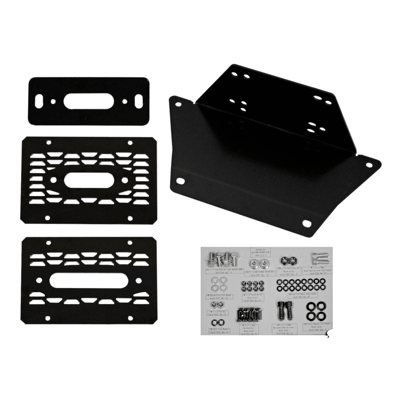 Load image into Gallery viewer, SuperATV Winch Mounting Plate for Polaris Ranger 1000
