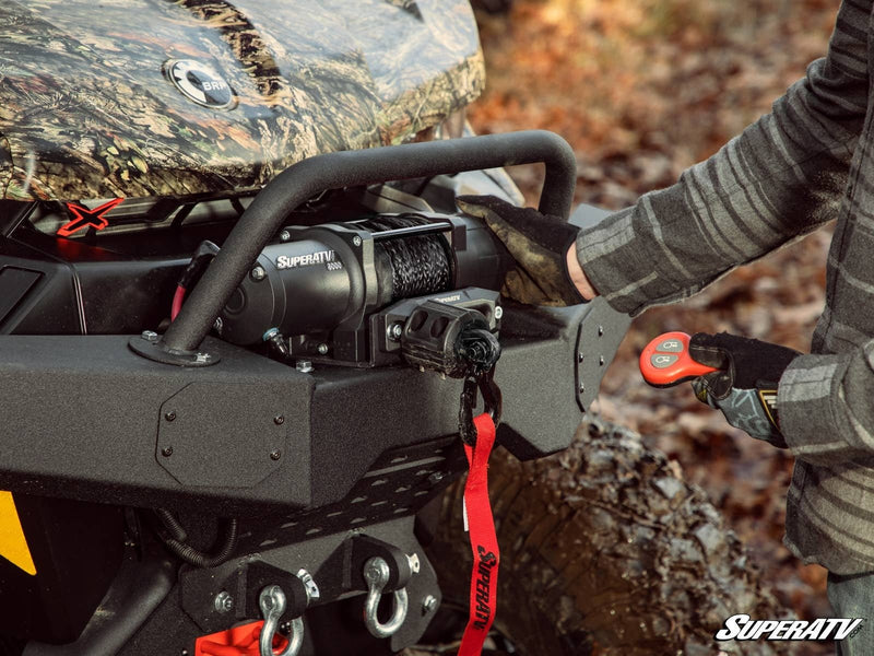 Load image into Gallery viewer, SuperATV Black Ops 4,500 lb. UTV / ATV Winch for With Wireless Remote &amp; Synthetic Rope
