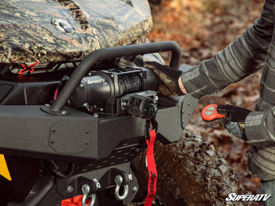 SuperATV Black Ops 4,500 lb. UTV / ATV Winch for With Wireless Remote & Synthetic Rope