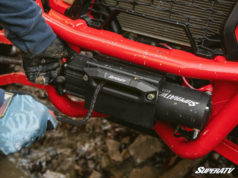 Load image into Gallery viewer, SuperATV Black Ops 4,500 lb. UTV / ATV Winch for With Wireless Remote &amp; Synthetic Rope
