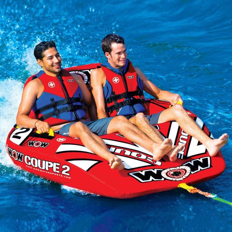 Load image into Gallery viewer, WOW Watersports 2 Person Coupe Cockpit Towable Water Tube
