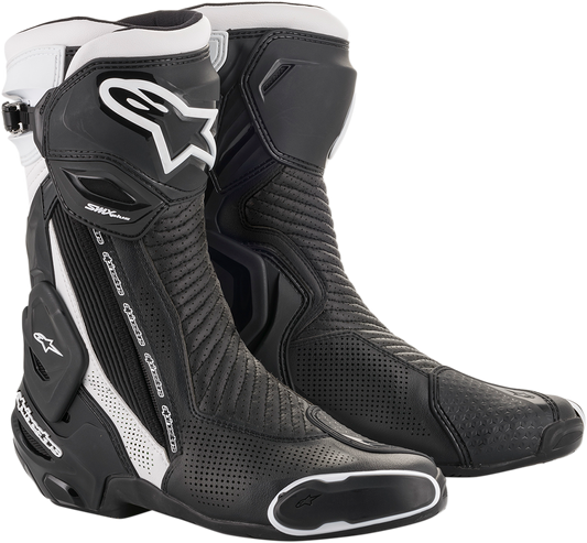 ALPINESTARS SMX+ Vented Boots - Black/White - US 8 / EU 42 2221119-12-42