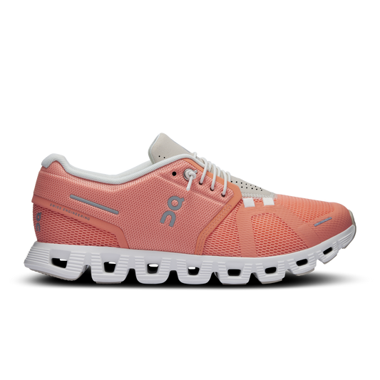 Women's On Cloud 5, Flamingo/Pearl, 9.5 B Medium - Skoutley Outdoors LLC