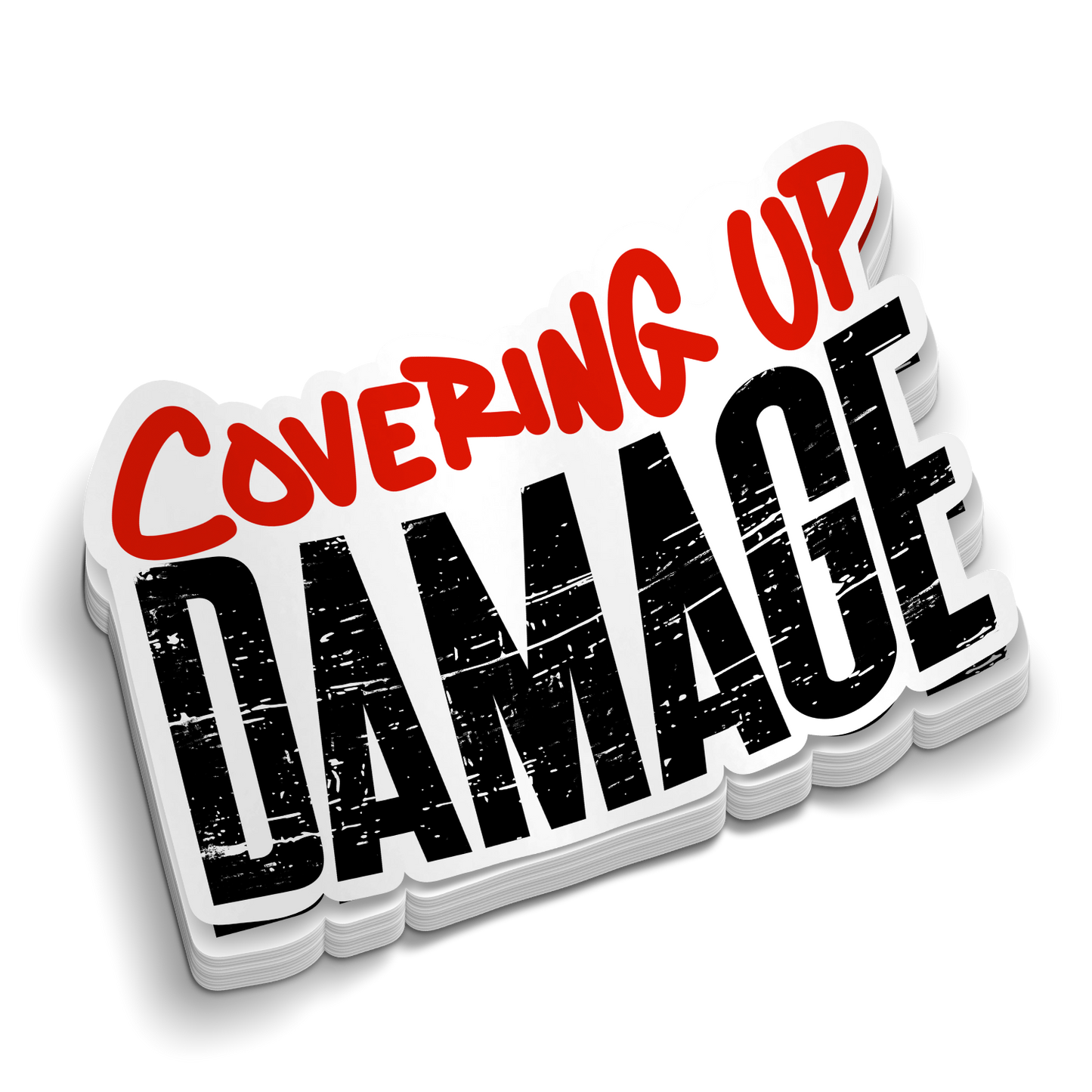 Covering Up Damage - Hard Hat Decal