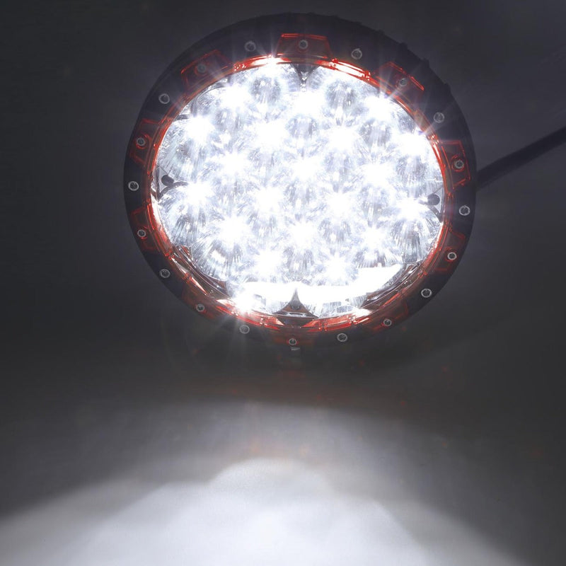 Load image into Gallery viewer, (2pcs/set) 7 Inch 210W Round Spot Beam Offroad LED Driving Lights+Amber/Black Covers(Optional) for SUV ATV UTV Trucks Pickup Jeep Golf Cart Boat
