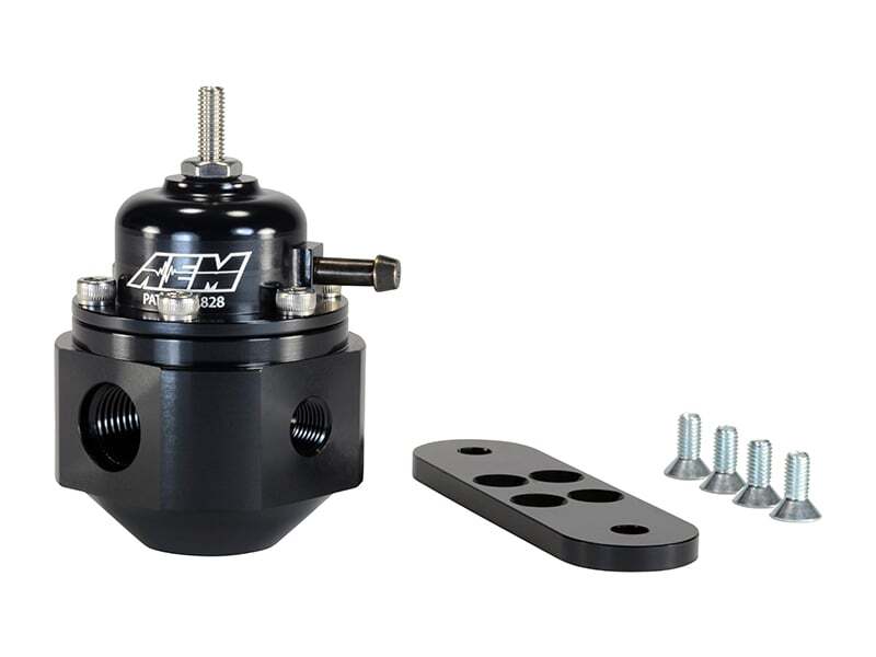 Load image into Gallery viewer, AEM Electronics Universal Fuel Pressure Regulator Black
