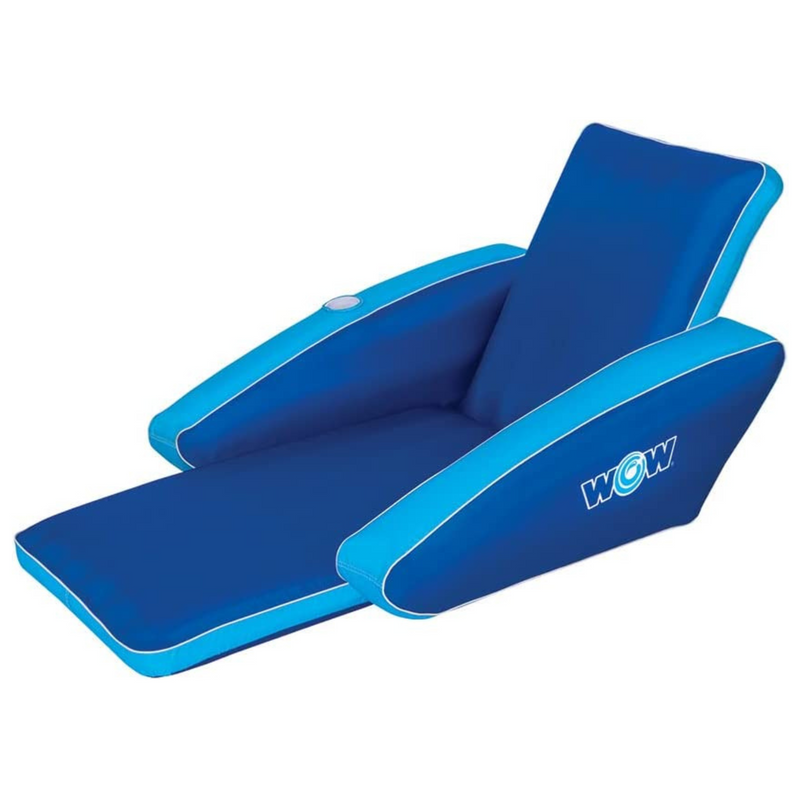 Load image into Gallery viewer, WOW Watersports Modern Lounger Pool Float with Cupholder
