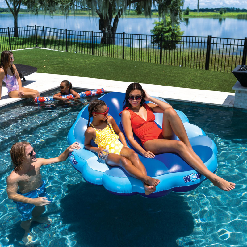 Load image into Gallery viewer, WOW Watersports Indigo Mermaid Shell Lounger Float
