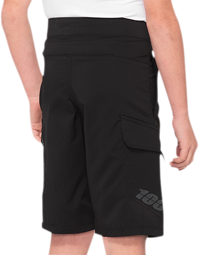 Load image into Gallery viewer, 100% Youth Ridecamp Shorts - Black - US 28 40033-00003
