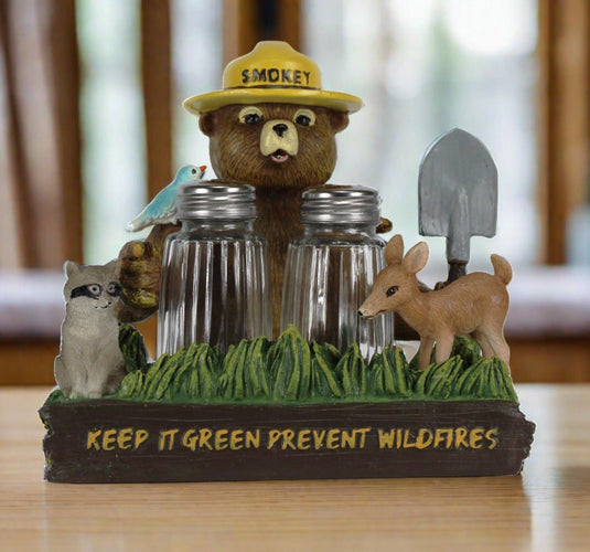 Salt and Pepper Shakers-Smokey Friends and Nature