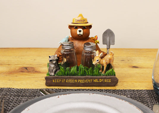 Salt and Pepper Shakers-Smokey Friends and Nature