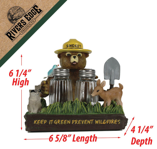 Salt and Pepper Shakers-Smokey Friends and Nature