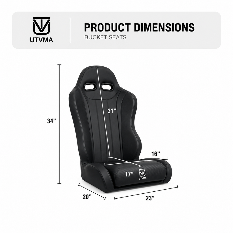 Load image into Gallery viewer, "Weekender" Series Pair of Front Suspension Bucket Seats Commander/ Commander Max  (2021+)
