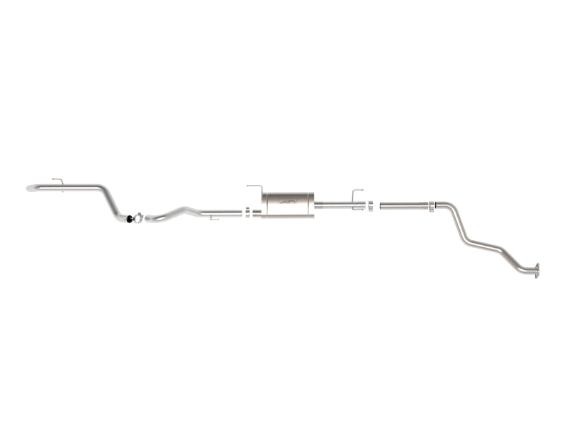 Load image into Gallery viewer, aFe 2024 Toyota Tacoma L4 2.4L MACH Force-Xp Hi-Tuck 2.5in 304 SS Steel Cat-Back Exhaust
