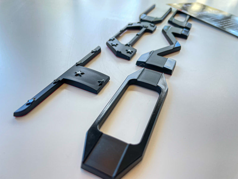 Load image into Gallery viewer, Toyota Tacoma Tailgate Insert Letters 3D Stars and Stripes - Adhesive-Backed (for Tacoma years 2016-2023)
