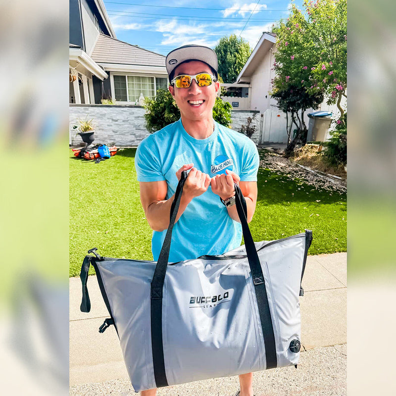 Load image into Gallery viewer, 45QT Fish Cooler Bag With Flat Bottom

