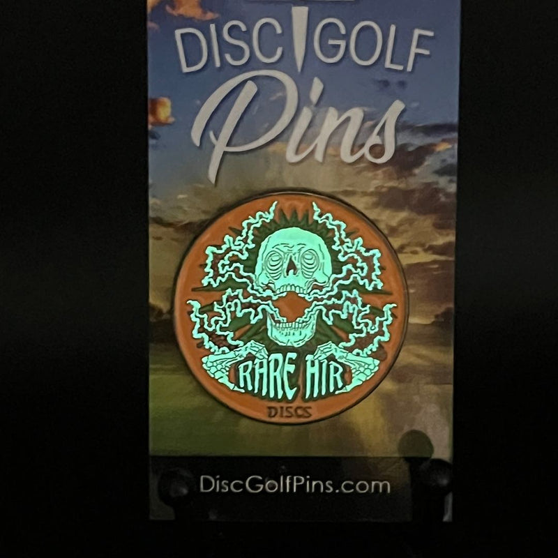 Load image into Gallery viewer, RAD Skull Pin - Glow!
